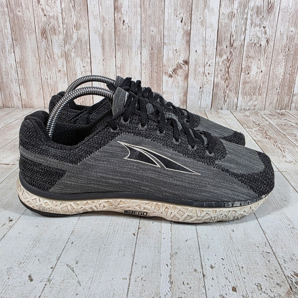 Altra Escalante Mens 8 Womens 9.5 Black Grey Running Shoes AFM1733G-3 Zero Drop